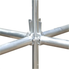 Ring lock scaffolding system for high-rise building and construction